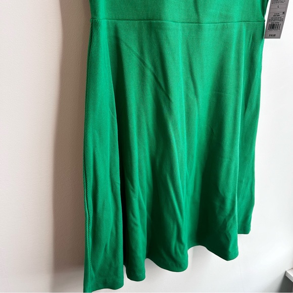 5/$25 Wild Fable Green Sundress, Ribbed, Large, NWT, Summer Dress, Skinny Straps - Picture 8 of 9